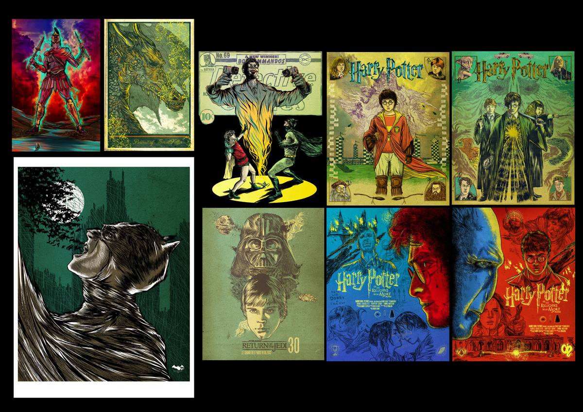 Carlos Olmo — Comics and Illustration selected works composition