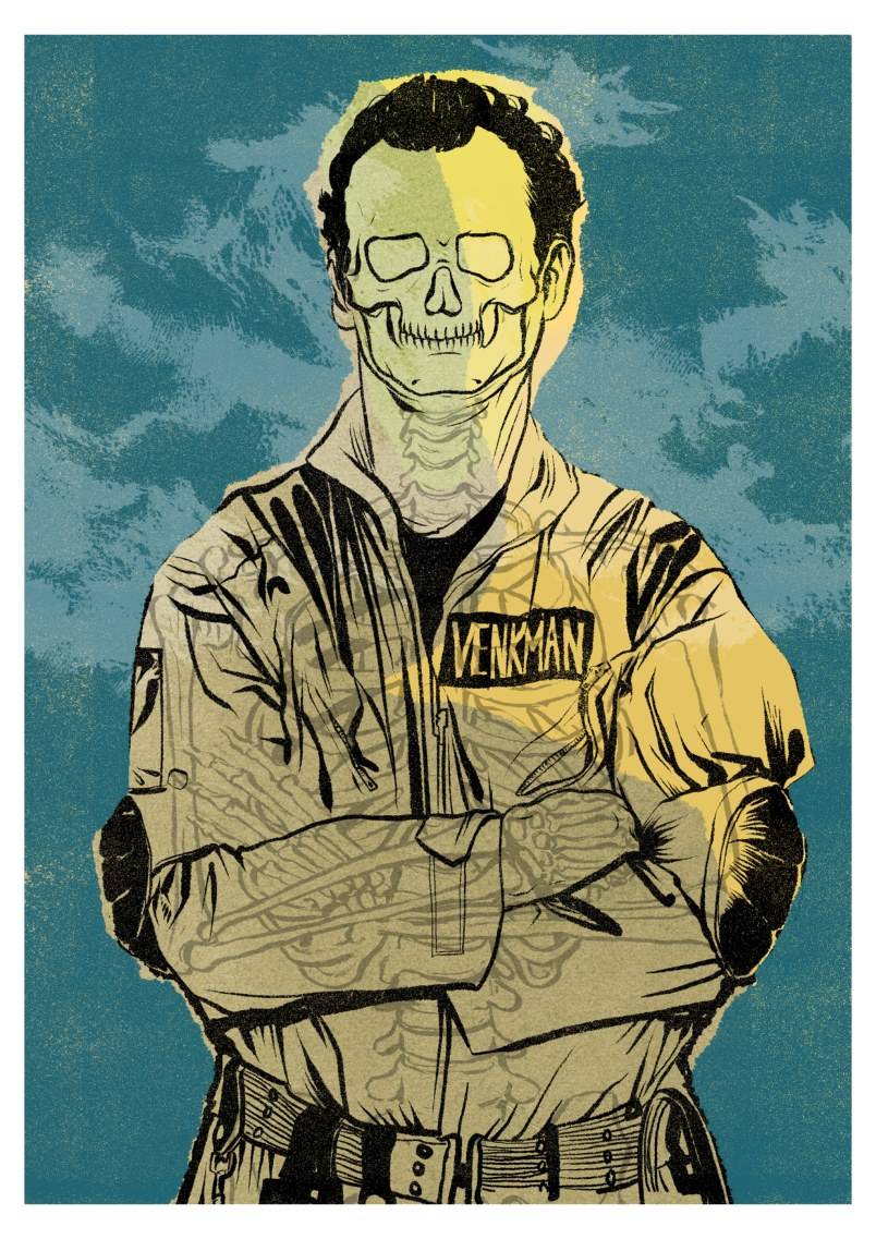 Bill Murray — Fine Art Print Carlos Olmo