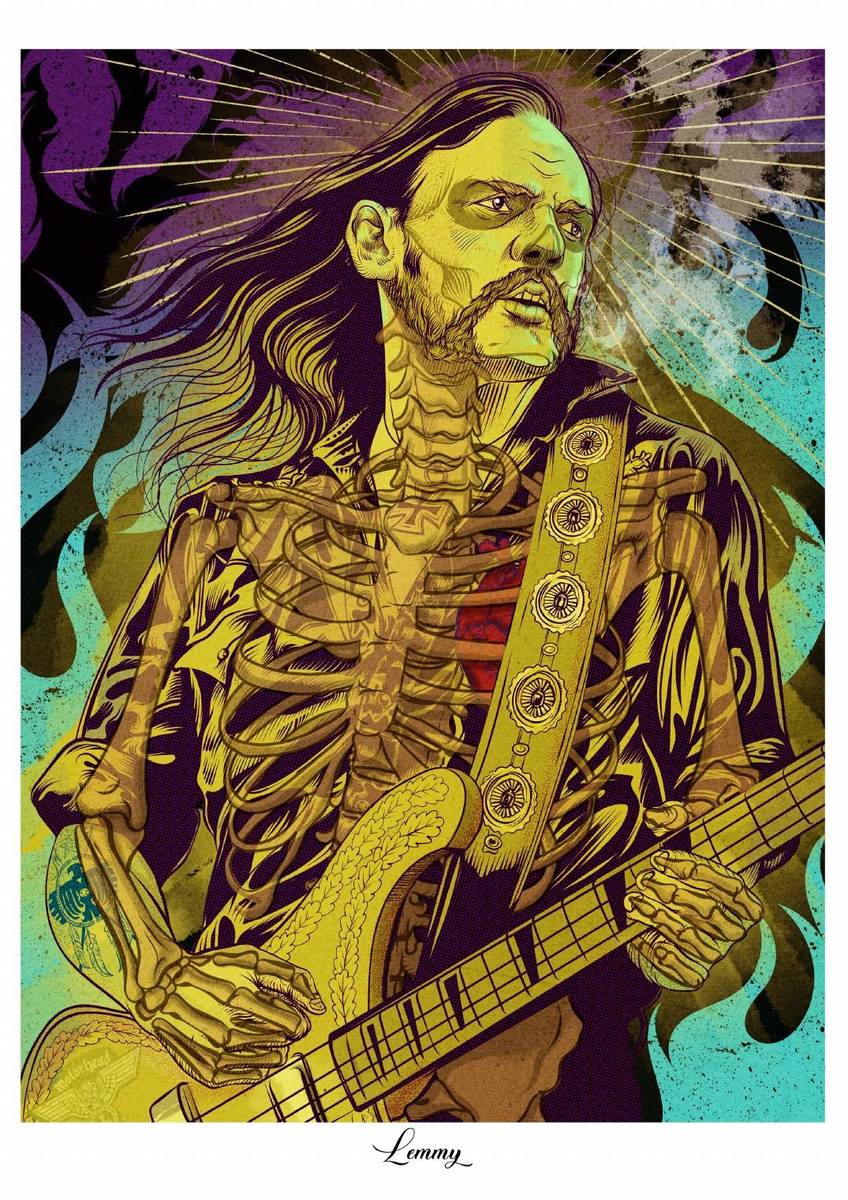 Lemmy — Fine Art Print Carlos Olmo