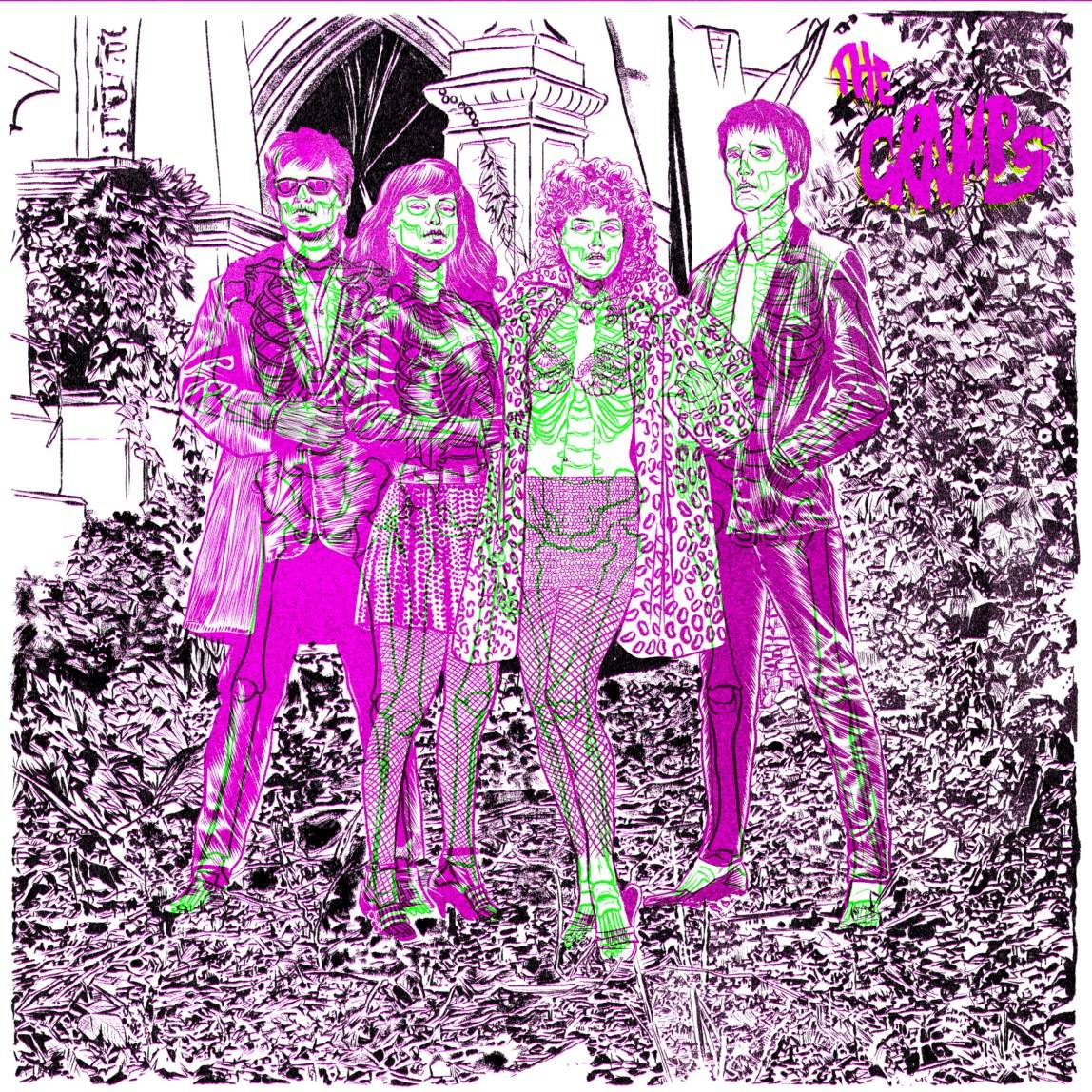 The Cramps — Fine Art Print Carlos Olmo