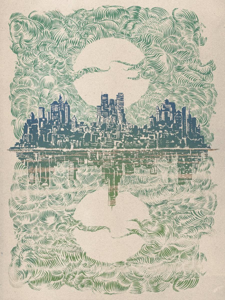Batman City — Fine Art Print Carlos Olmo
