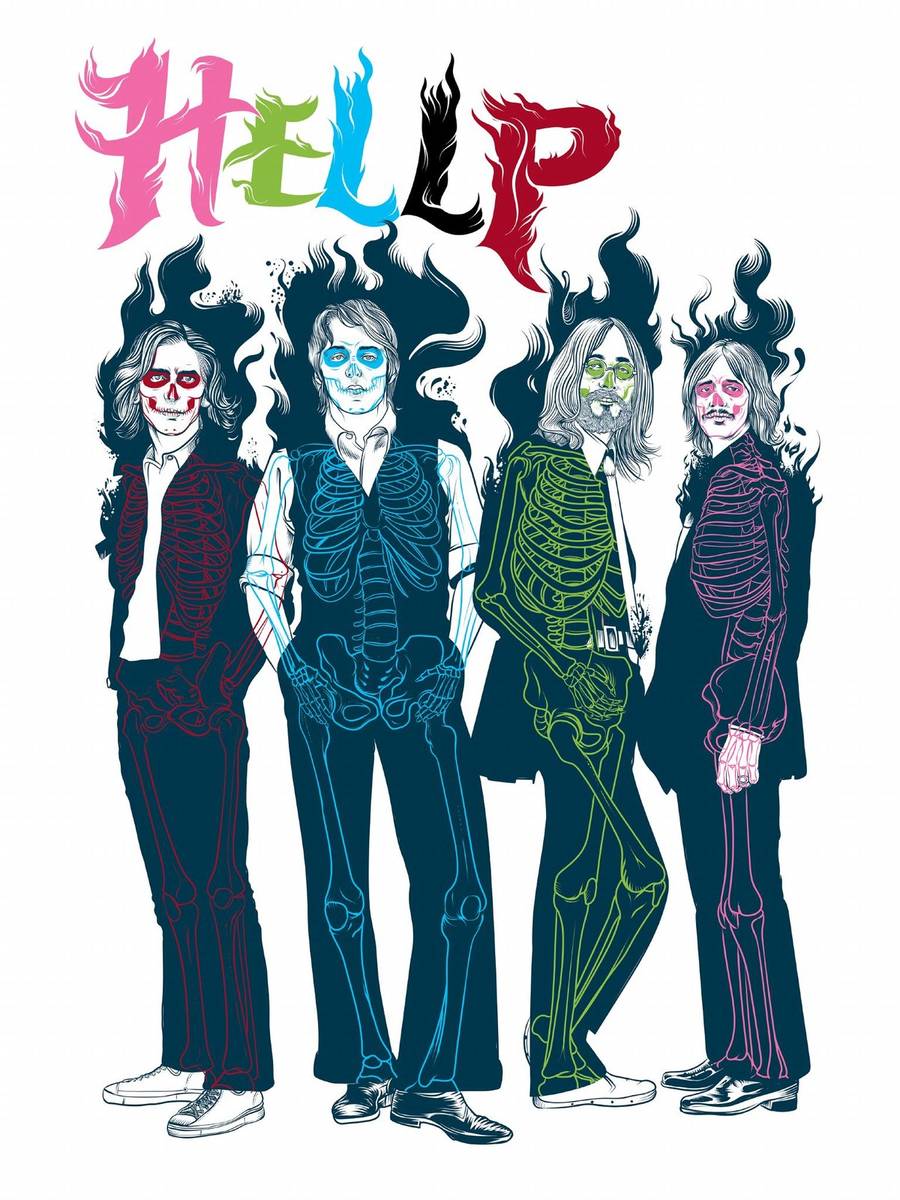 Beatles Colour — Fine Art Print Carlos Olmo