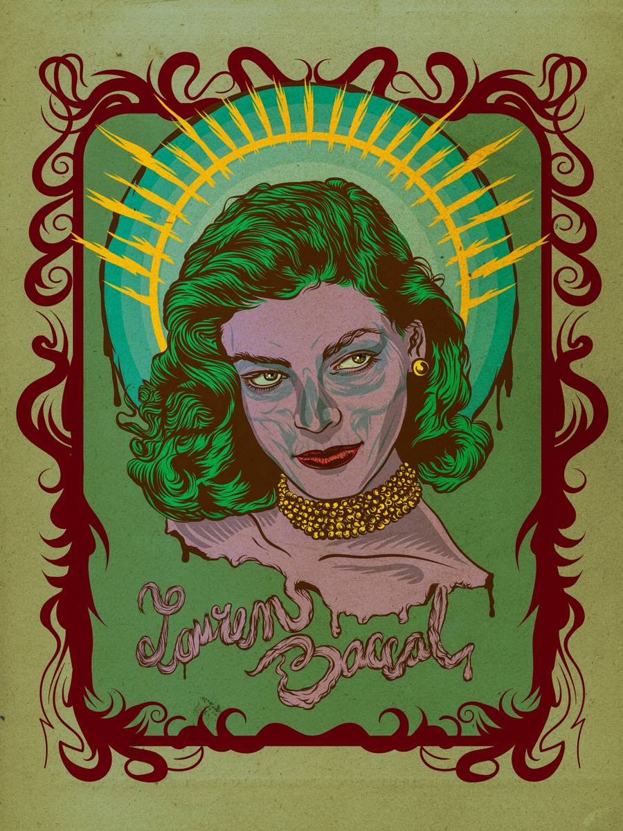 Lauren Bacall — Fine Art Print Carlos Olmo