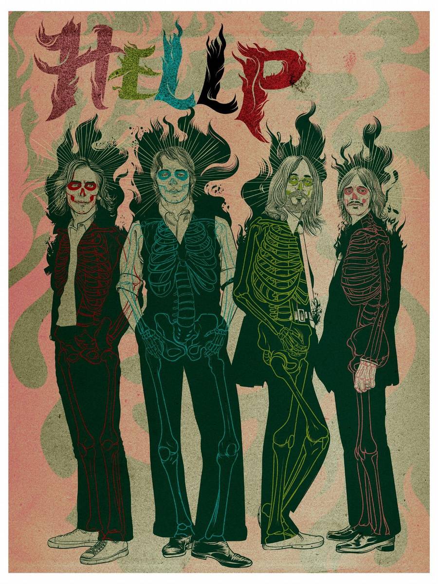 The Beatles — Hellfest — Fine Art Print Carlos Olmo