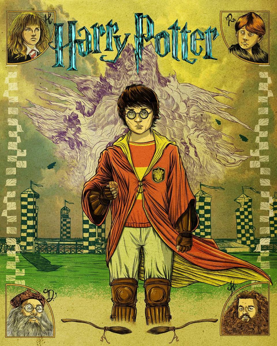 Harry Potter 1 — Fine Art Print Carlos Olmo