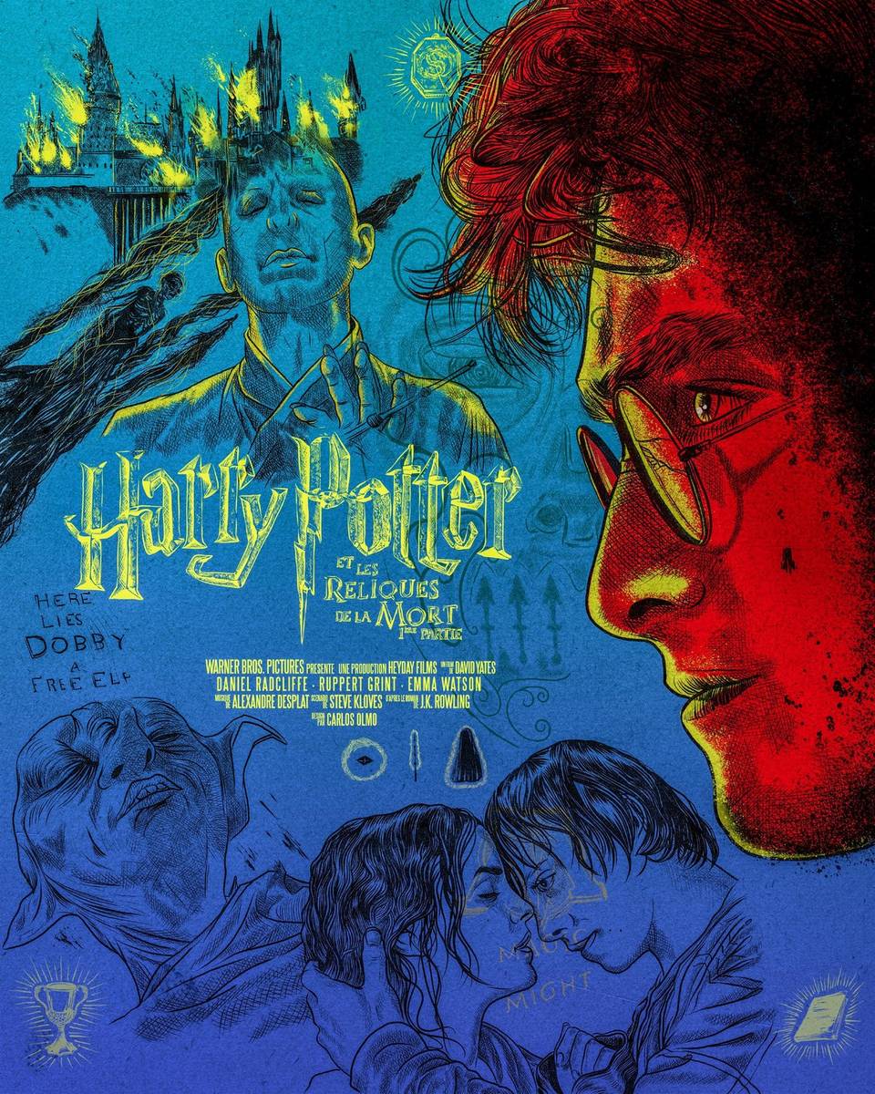 Harry Potter 7 — Fine Art Print Carlos Olmo