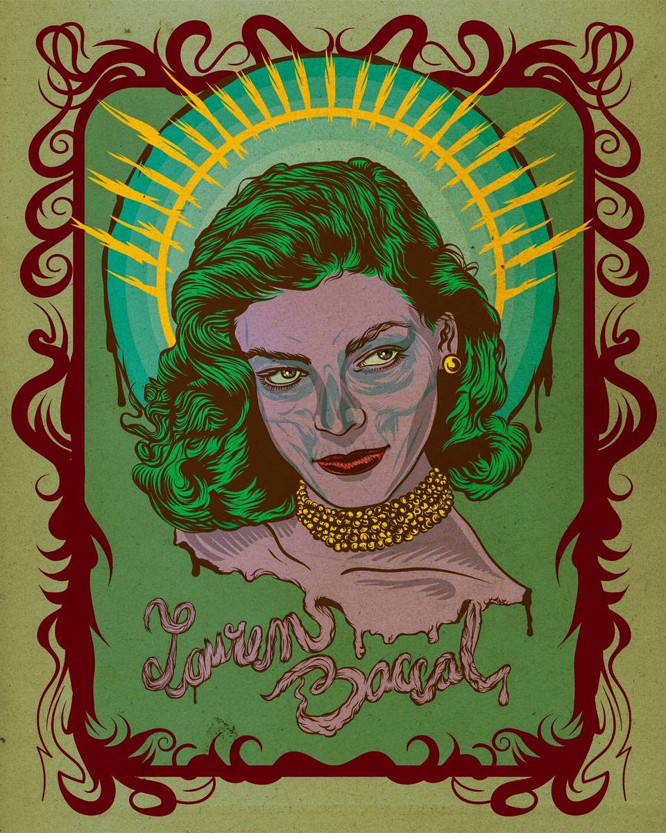 Lauren Bacall — Fine Art Print Carlos Olmo