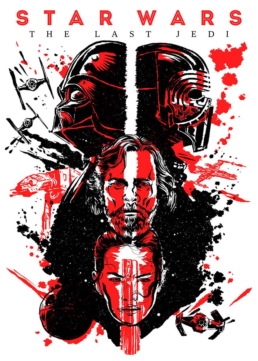 Star Wars Episode VIII / The Last Jedi — Fine Art Print by Carlos Olmo